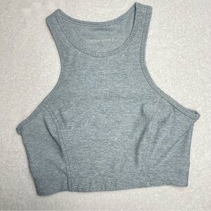 Outdoor Voices Gray Racerback Tank Top/Sports Bra – Size XS